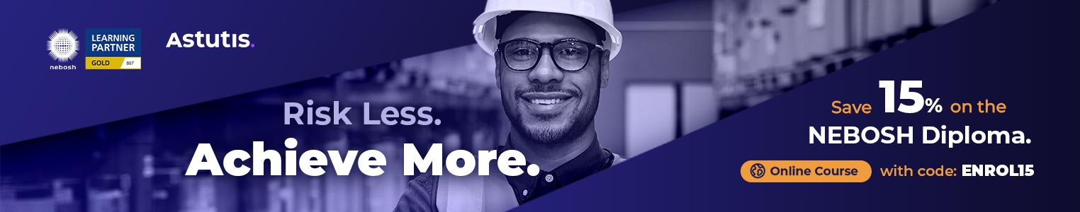NEBOSH Dip 15% off